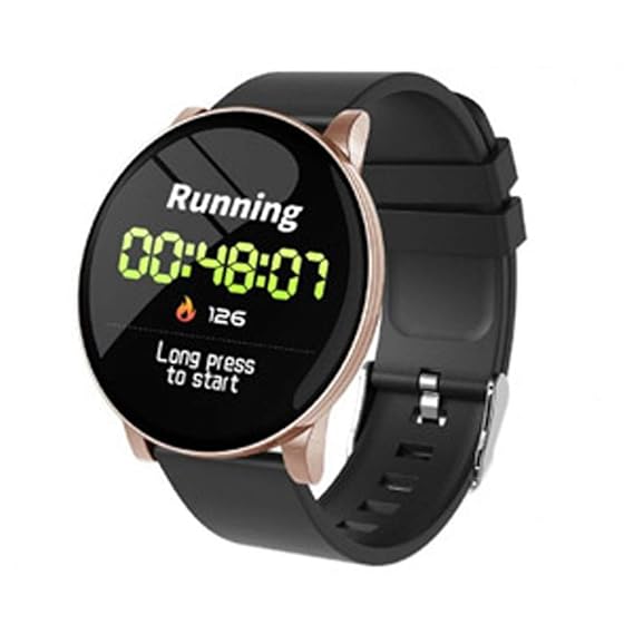 Smart Watch Sovo Redondo con Caja de IP Rosa y corrra Silicona ...