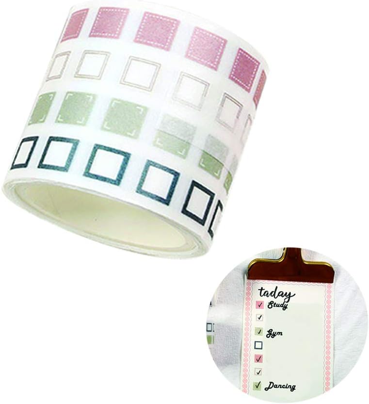 Washi Tapes Circles Stickers Pack Daily Planner Stickers for Calendars Bullet Journal (Tea)