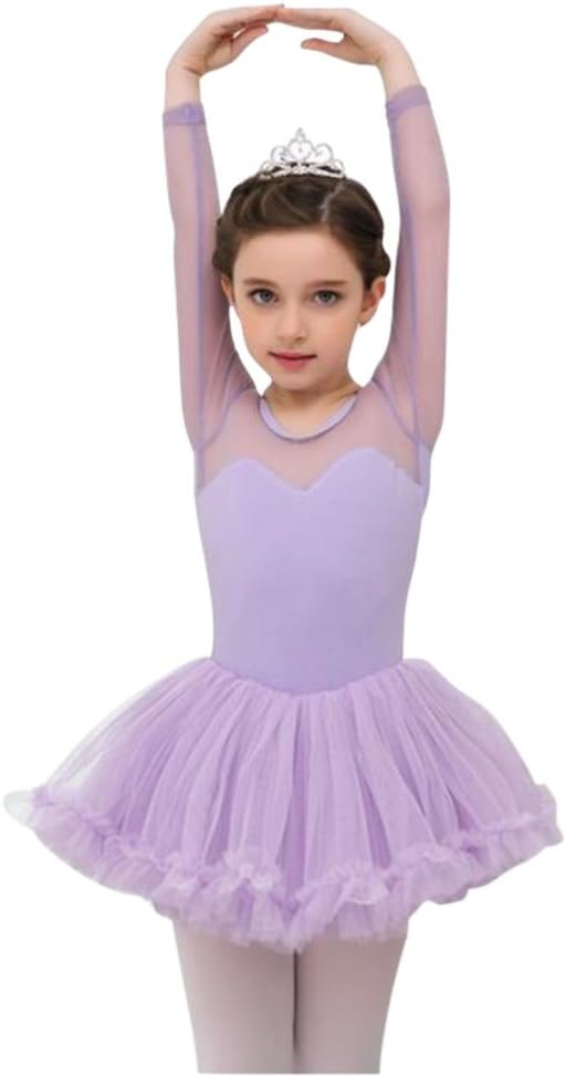 Loveble Girls Fairy Ballet Tutu Gymnastics Leotard Skirt Tutu Dance Bodysuit