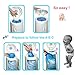 Honeymomo Diaper Refill Bags Arm & Hammer Diaper Pail Snap, Seal Disposal System and 1020 Count Toss Refill Bags,34 Blue Pack diapers