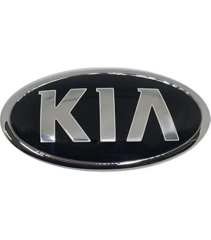 2x Carbon Fiber Black K Badge Emblems For Kia Forte Rio Optima – Front Hood & Trunk