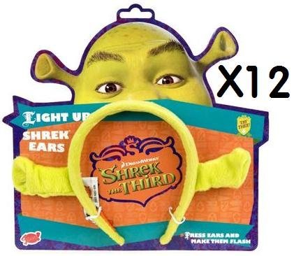 Pms Gosh 12x Pairs Of Quality Shrek Ears, Dreamworks Shrek The Third 3, Ideal For Party Bag