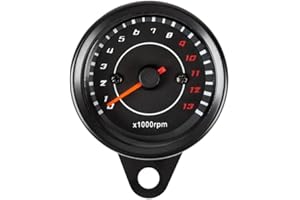 Odometer Indicator Accessories Universal 12V Parts Style Modified 13000 RPM Mechanical Tachometer Motorcycle Tachometer Speed