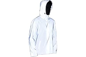 LZLRUN Mens Fully Reflective Jacket Outdoor Windbreaker Running Cycling Coat