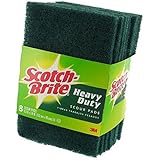 3M 228 Scotch-Brite Heavy Duty Scour Pad, 8 Count