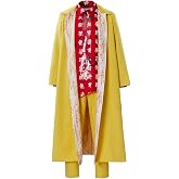 RocailleCos Dr. Emmett Brown Cosplay Costume Men's Doc Brown Outfits Suit Adult Halloween Outfit