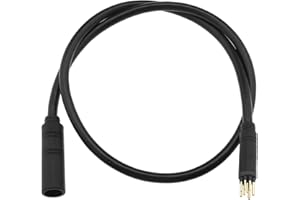 ECSiNG Electric Bike Motor Extension Cable 9 Pin Front Rear Wheel Motor Female to Male Wire Cable for E-Bike Accessory 1.5pin 600mm