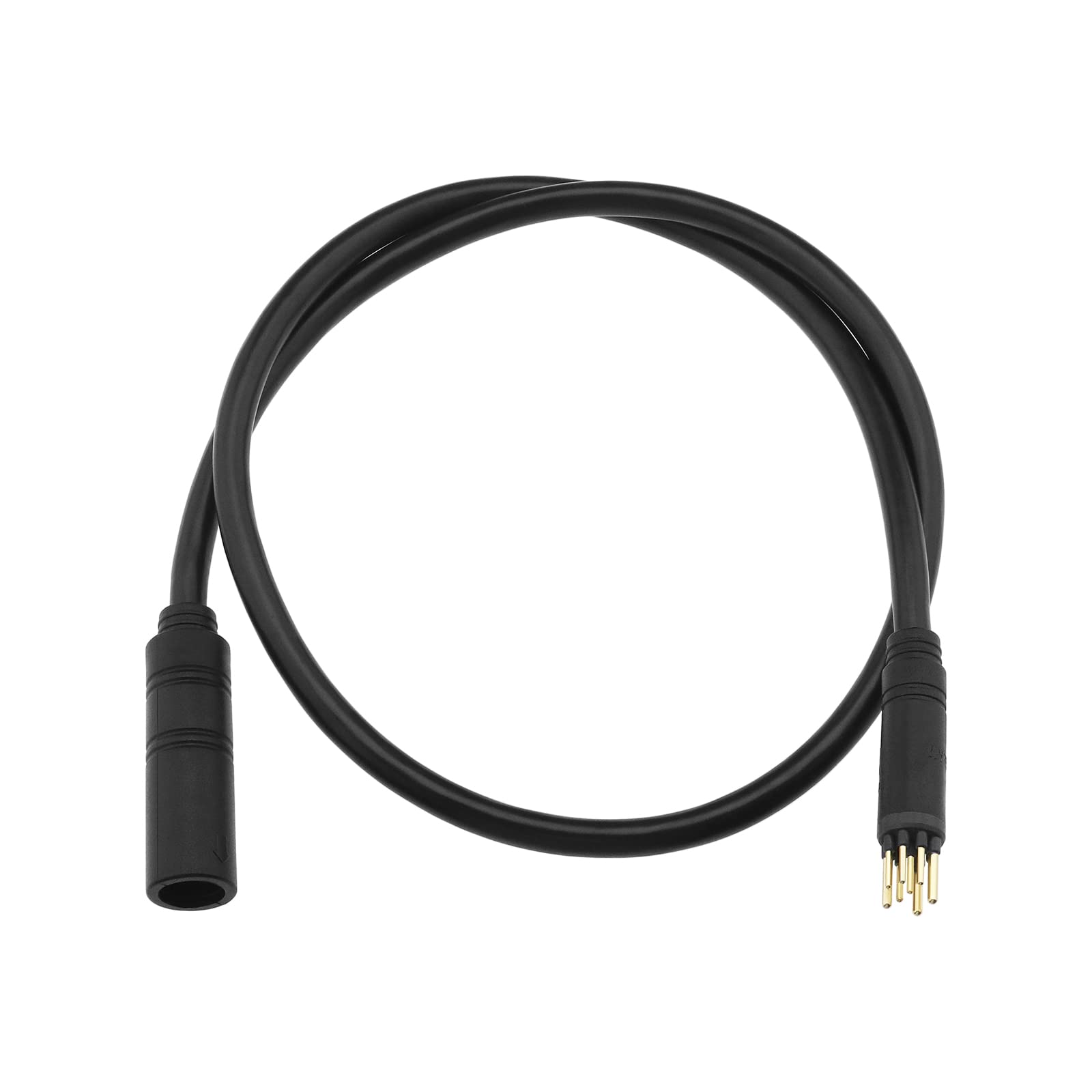 ECSiNG Electric Bike Motor Extension Cable 9 Pin Front Rear Wheel Motor Female to Male Wire Cable for E-Bike Accessory 1.5pin 600mm