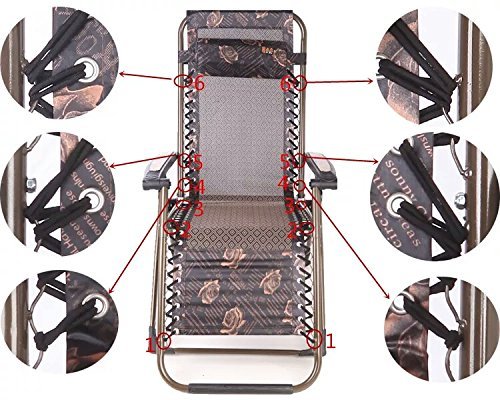 image for Do4U Universal Replacement Laces Premium Bungee Cords for Zero Gravity