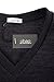 Ohoo Men's Cotton Blended Slim Fit Sweater Vest Knit V-Neck Sleeveless Pullover Sweater / DCV010-BLACK-XL