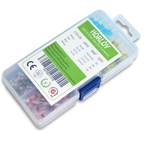 90pcs Solder Seal Heat Shrink Butt Connectors Waterproof Marine Automotive Electrical Butt Terminals Wire Connector Set (4 colors/4 sizes) - Thumbnail 6