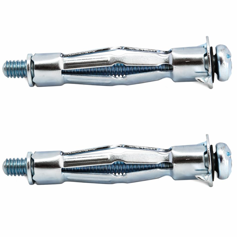 M4 x 38mm Drywall Anchors Plasterboard Cavity Wall Fixings Hollow Wall Anchors Plugs (Pack of 10) A09D