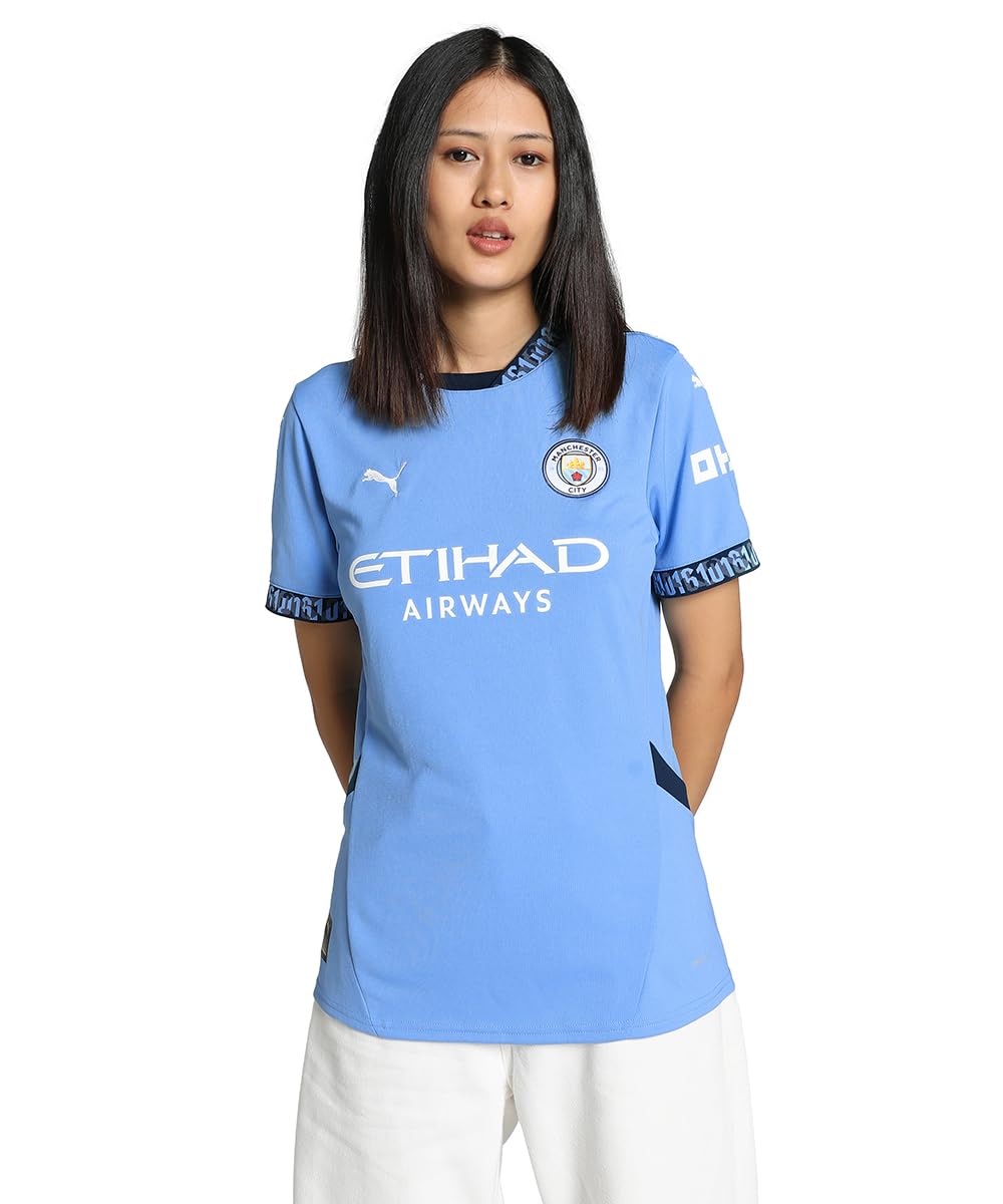 PUMA Manchester City Home Shirt 2024/25 Season - Womens - Team Light Blue - Size: M