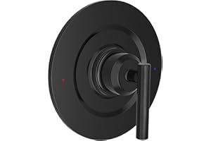 T2901BL Black Shower Handle Replacement for Moen T2901BL Gibson Valve Trim Kit, Only Trim, 2510 Valve Required