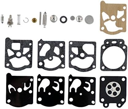 Carburetor Diaphragm Gasket Rebuild Repair Kit Compatible with K24-WAT WT 2-Cycle String Trimmer Blower Chainsaw Poulan Weedeater Ryobi Ryan IDC Homelite Lawnboy Toro McCulloch