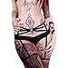 YIWULA Womens Sexy Elastic Goth Leg Garter Belt Leg Decoration Harness Pantie Lingerie (M)