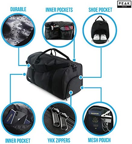 Peak Gear Weekender - Black 2 Peak Gear Weekender - Black
