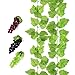 HUIANER Fake Grapes 3 Bunches of Simulation Grape Fruit Artificial Grape Vines Lifelike Leaves for Wedding Home Indoor Outdoors Party Garden Wall Decoration