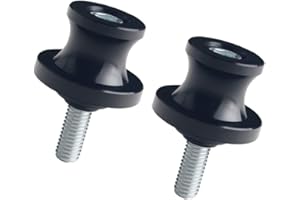 JGR Black M10X1.5 M10 Motorcycle Swing Arm Spools Sliders CNC Swingarm Stand Screw Compatible for Yamaha Kawasaki