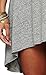 Urban CoCo Women's Half Sleeve High Low Loose Casual T-shirt Top Tee Dress (Grey, Medium)