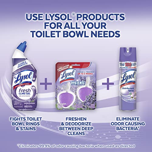 Lysol Automatic InTheBowl Toilet Cleaner, Cleans and Freshens Toilet