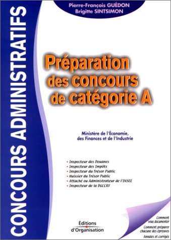 Préparation des concours de catégorie A