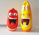 Cartoon incredible Comic show Larva Yellow & Red figures Water gun set toy