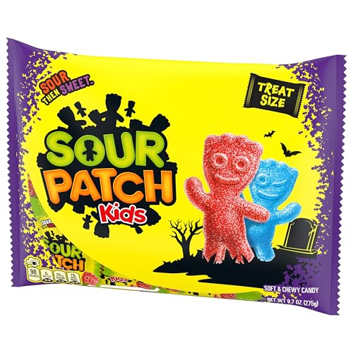 SOUR PATCH KIDS SOFT & CHEWY HALLOWEEN CANDY, 22 TRICK OR TREAT BAGS