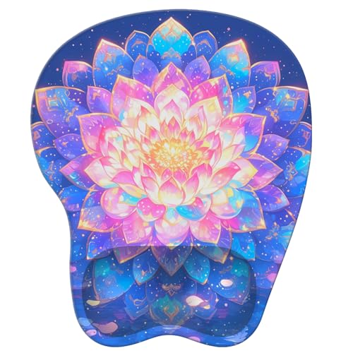 Mouse Pad with Wrist Support M-Beautiful Mandala