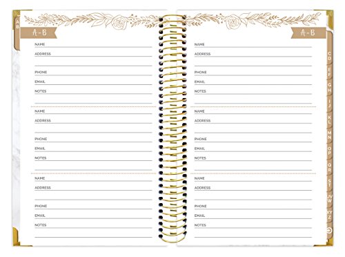 image for Bloom Daily Planners New and Improved Hard Cover Contacts/Address Book