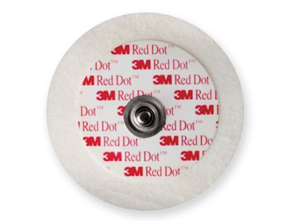 3 M Paediatric 33299 Red Dot 2248 – 50 Electrodes, Diameter 4.5 cm, Pack of 50 Pieces