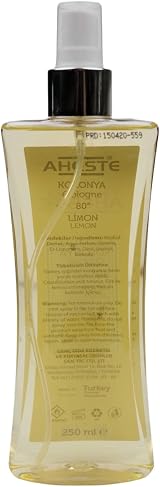 BY MIA AHESTE Lemon Aftershave Cologne Turkish Kolonya Pump Spray 250ML view 5