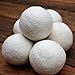Organic Wool Dryer Balls – Handmade Felted – 100% Pure Premium New Zealand Wool – Best For Natural Fabric Softener While Drying Laundry – Eco-friendly Reusable Alternative To Dryer Sheets – XL 6 Pack