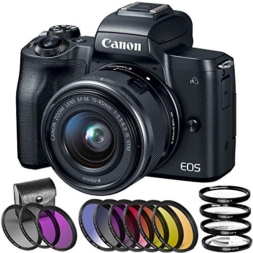 CHEAP Canon EOS M50 Mirrorless Digital Camera with 1545mm Lens with 6