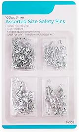 D.A.Y. Republic 100 Safety Pins Assorted Sizes 55mm 37mm 30mm 18mm Kit view 7