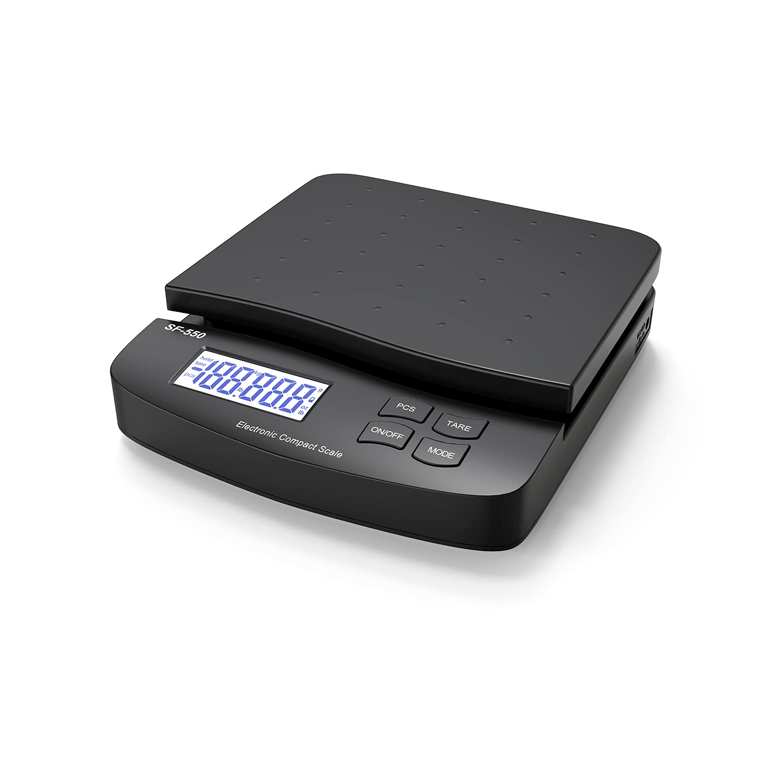 Digital Scale Weigh Easy Use Digital Shipping, 66 lbs / 30KG Capacity, Postal Scales Weight 550UK (Black)