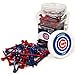 Team Golf MLB Chicago Cubs Jar Of 175 Golf Tees 2-3/4