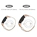 ANCOOL Compatible Garmin Vivosmart HR Band Magnetic Lock Milanese Loop Stainless Steel Metal Bracelet Replacement for Garmin Vivosmart HR Tracker (NOT Compatible Vivosmart HR+) - Small, Rosegold