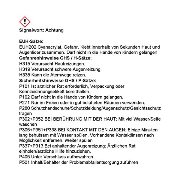 AGT Keramik-Reparatur-Kleber: 3er-Reparatur-Set aus Sekundenkleber und schwarzem Granulat, je 10 ml (Granulat-Kleber… – Bild 8