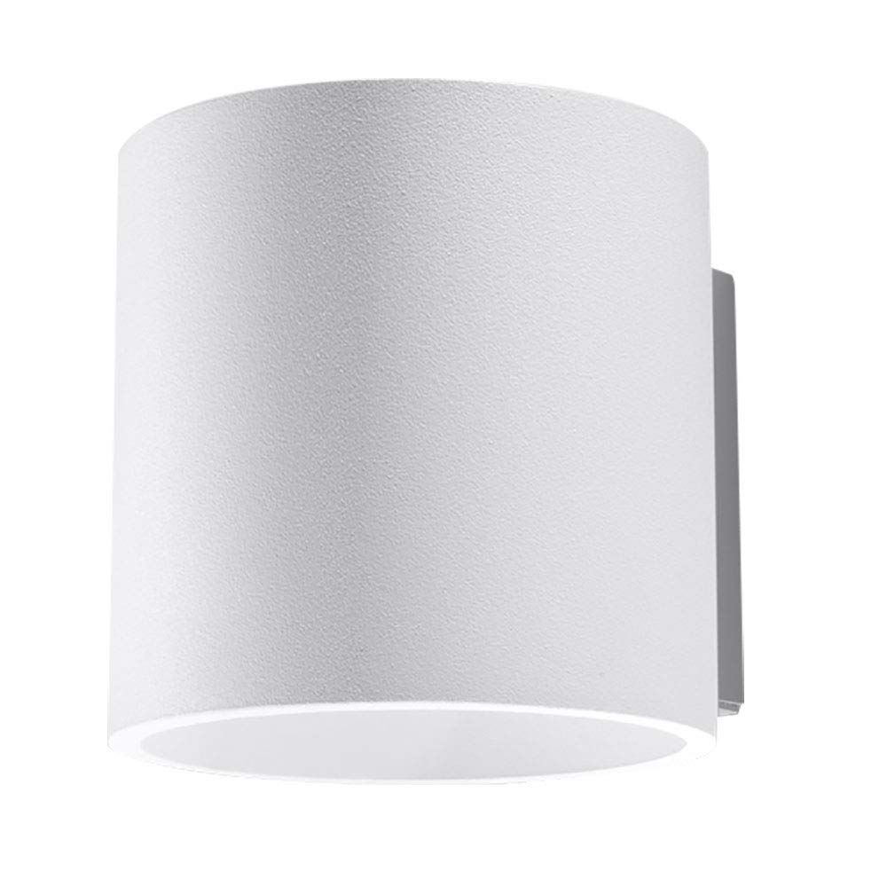 Wall lamp LED ORBIS SL.0048 SOLLUX Modern Lighting Sconce White G9 1-Light Aluminium Round for The Kitchen and The Bedroom
