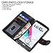 LG G4 Case, Style4U Premium PU Leather Stand Wallet Case with ID Credit Card/Cash Slots for LG G4 + 1 Stylus [Black]