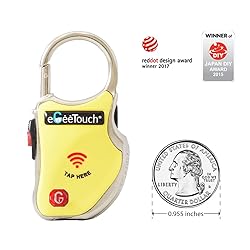 eGeeTouch Smart Travel Padlock with Patented Dual