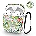 AirPods Case - Xmifer Airpods Case Cover for Apple Airpods 2/1 with Keychain Airpods Accessories(Flamingo & Parrot)