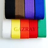 TaeKwonDo Karate Martial Arts Belts 8 Color Solid Belts All Sizes, Choose One Color