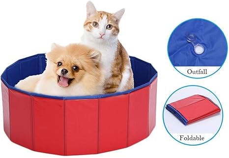 folding dog bath