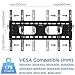 Mount-It Low-Profile Tilting TV Wall Mount Bracket for 32-60 inch LCD, LED, OLED, 4K or Plasma Flat Screen TVs - 175 lbs Capacity, 1.5 Inch Profile, Max VESA 600x400 (MI-318B), Black, 60