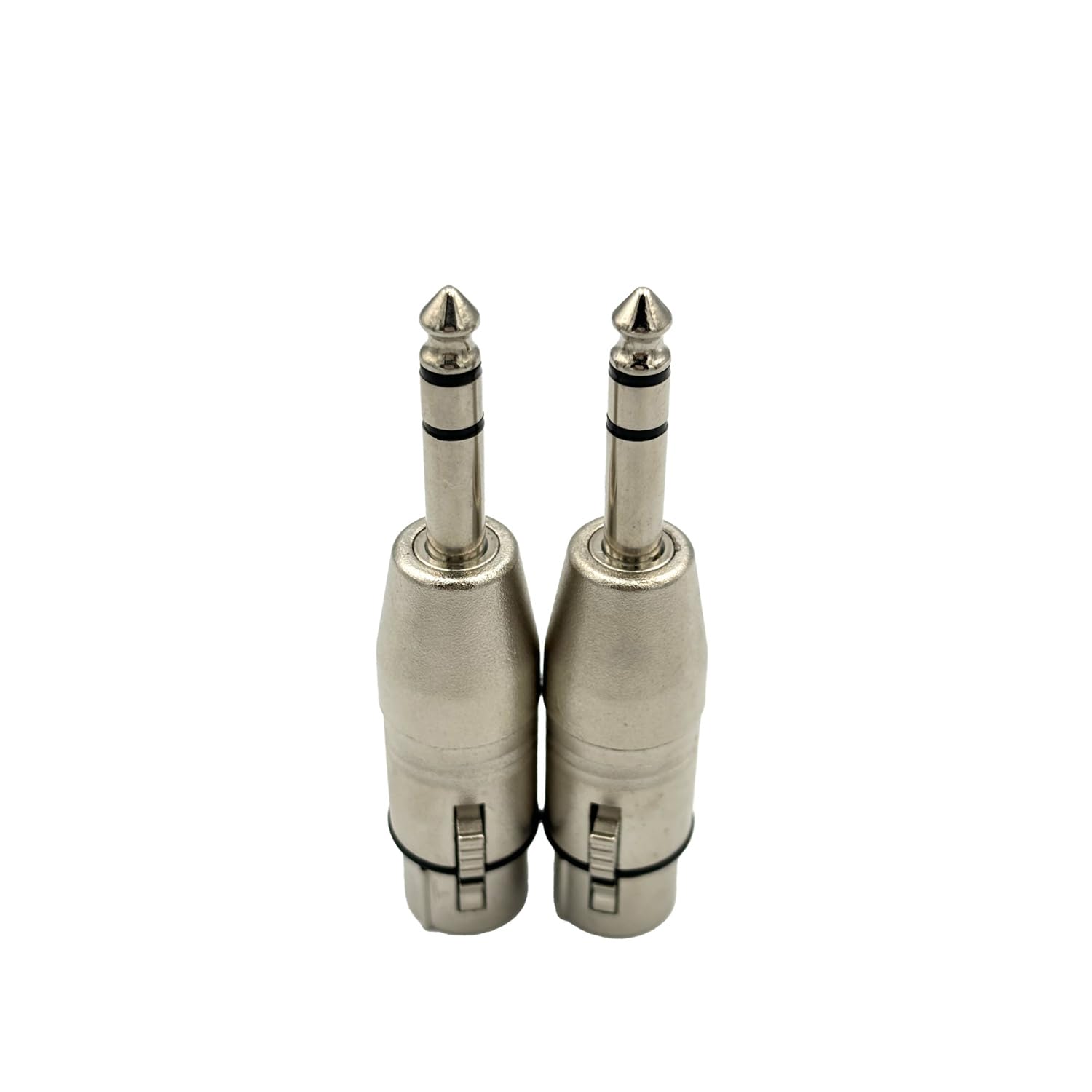 Qczhiwen 1/4" TRS Male to XLR Female Balanced Audio Adapter, 2-Pack – Professional Microphone, Mixer & Stage Equipment Connector‌