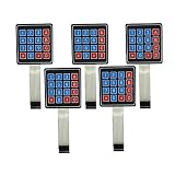 WINGONEER 5Pcs 4x4 Universial 16 Key Switch Keypad Keyboard For Arduino