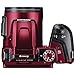 Nikon COOLPIX B500 16MP Digital Camera with 3 Inch TFT LCD Screen Nikkor Lens With 40x optical zoom wifi, Red (Renewed)