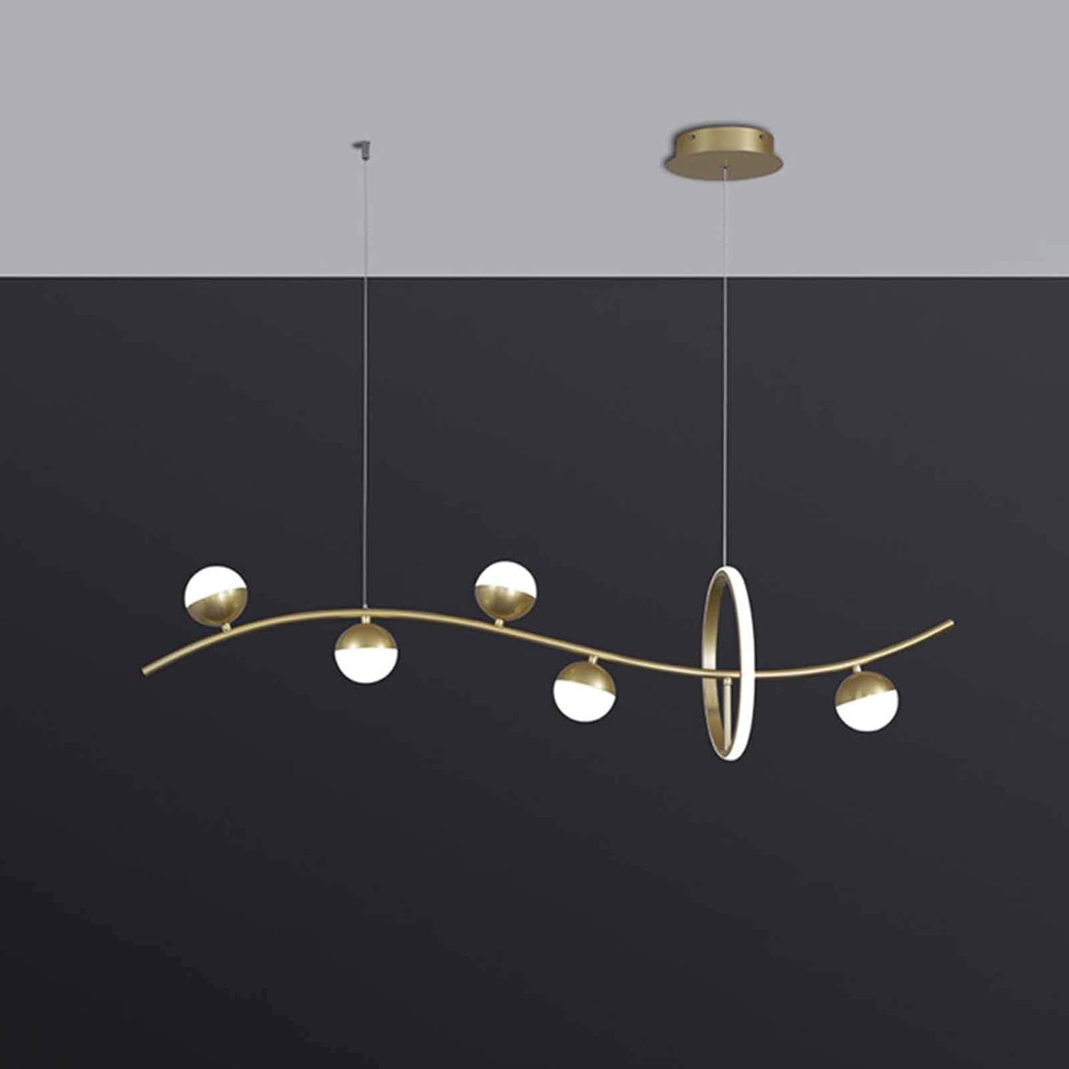 Lámpara De Araña LED, Luz Colgante De Acrílico para Interiores con